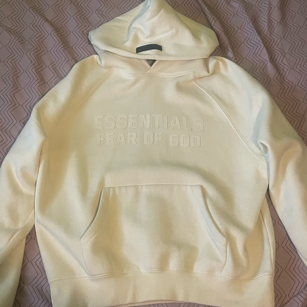 Essentials Hoodie “FOG - Canary Yellow”
